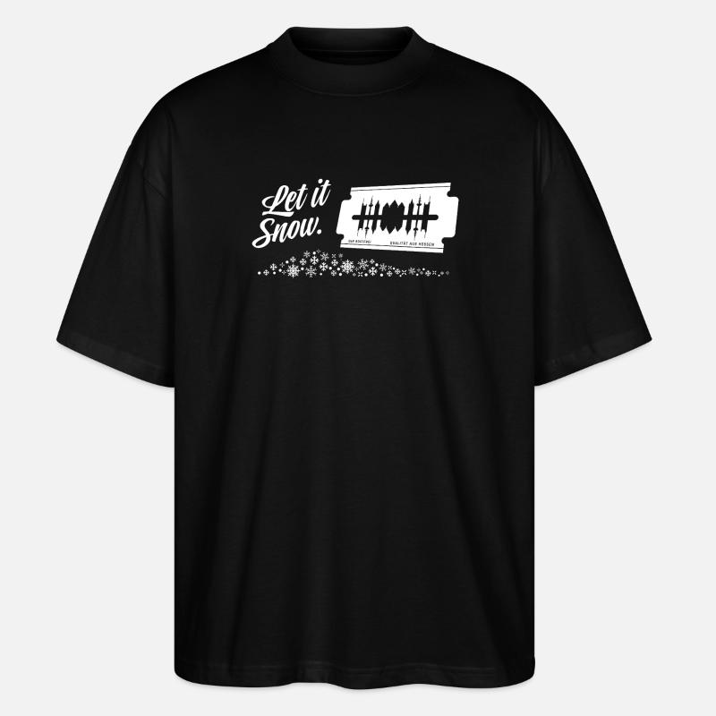Que neige ! FFM - T-shirt bio Blaster 2.0 coupe oversize Stanley/Stella Unisexe - noir