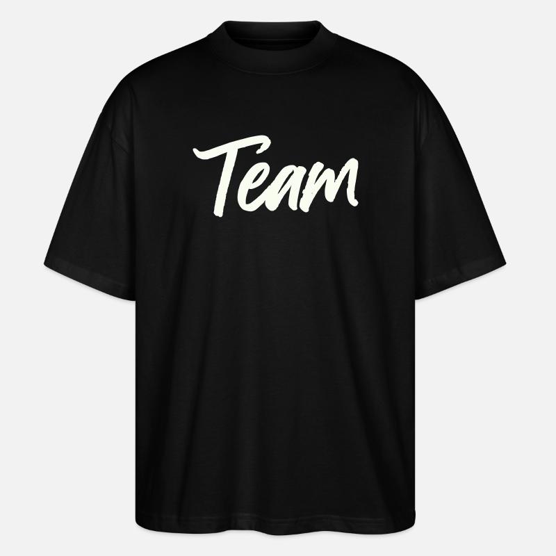 Équipe - T-shirt bio Blaster 2.0 coupe oversize Stanley/Stella Unisexe - noir