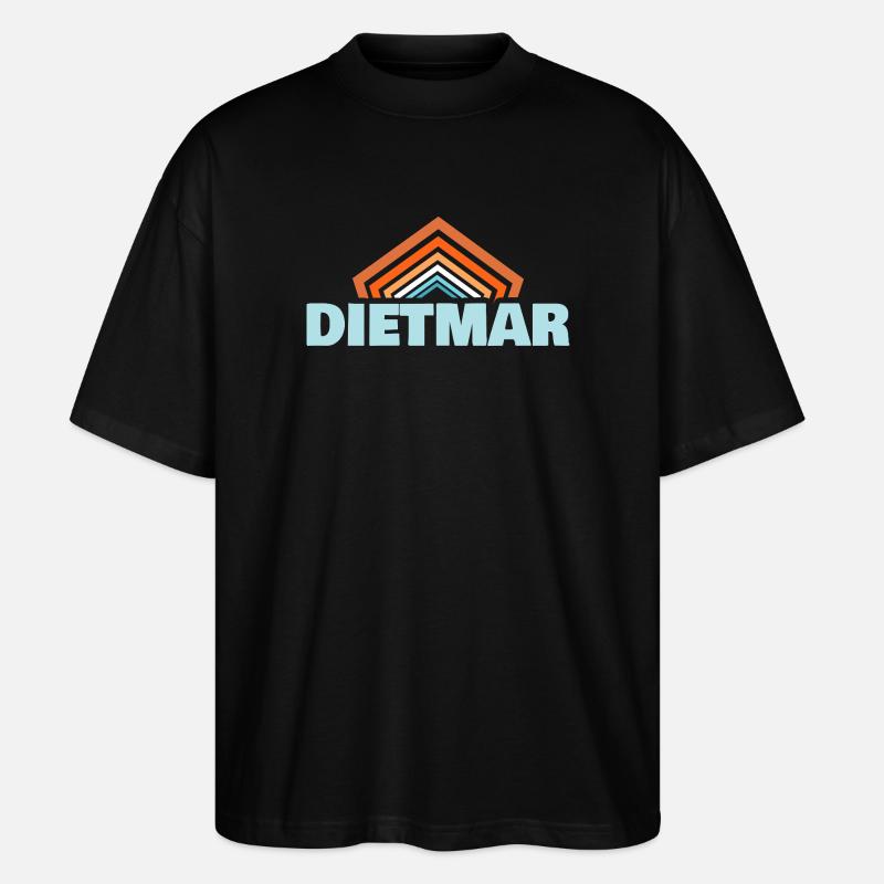 Dietmar - Stanley/Stella Oversized Unisex Organic T-shirt Blaster 2.0 - black