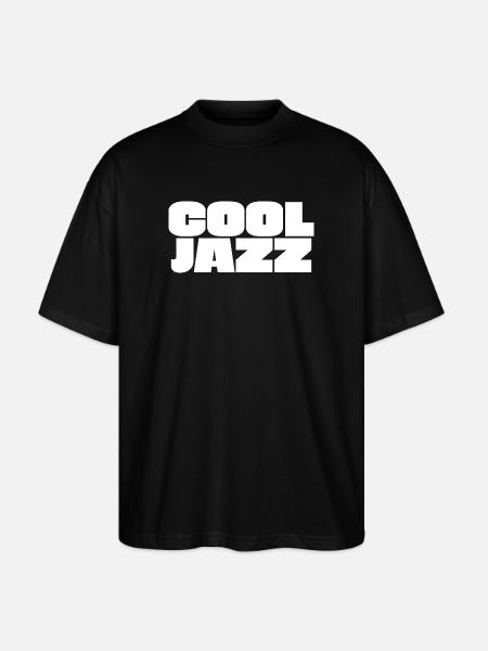 Cool Jazz  - Stanley/Stella Oversized Unisex Organic T-shirt Blaster 2.0 - black