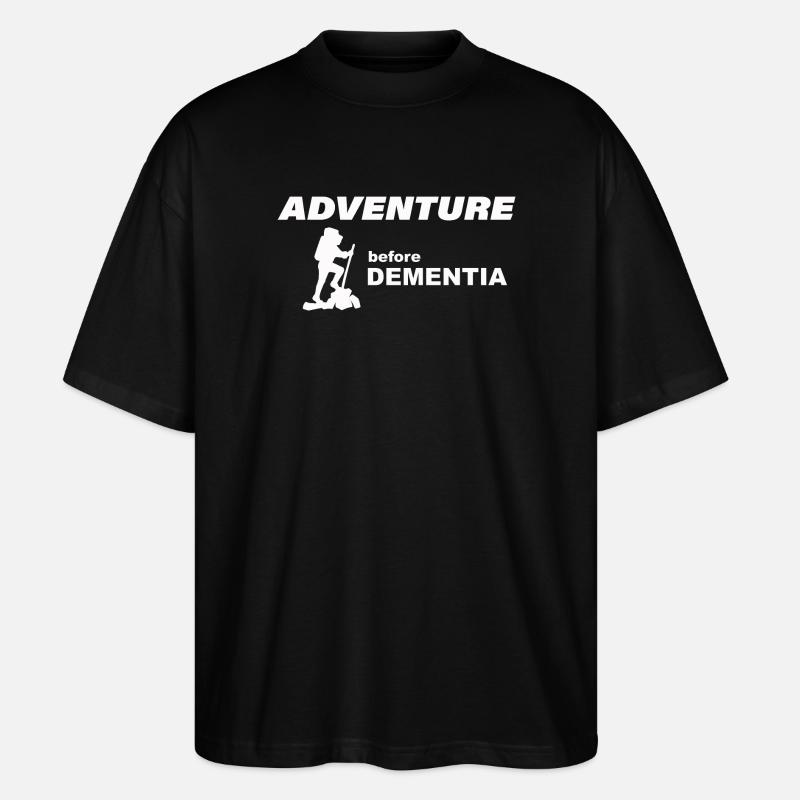 CLIMBING ADVENTURE - Stanley/Stella Oversized Unisex Bio T-Shirt Blaster 2.0 - Schwarz
