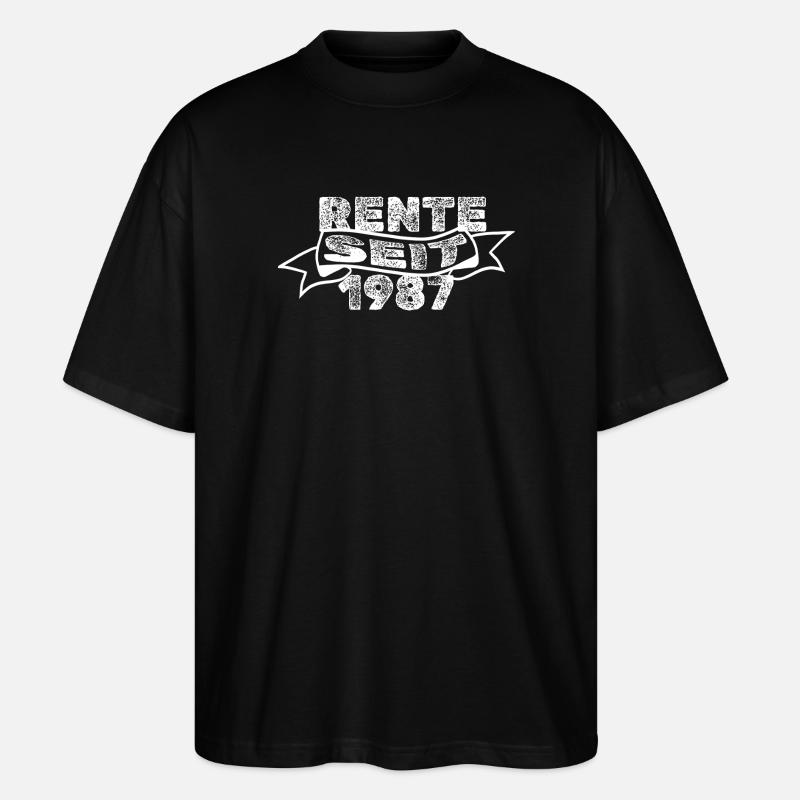 1987 - Stanley/Stella Oversized Unisex Bio T-Shirt Blaster 2.0 - Schwarz