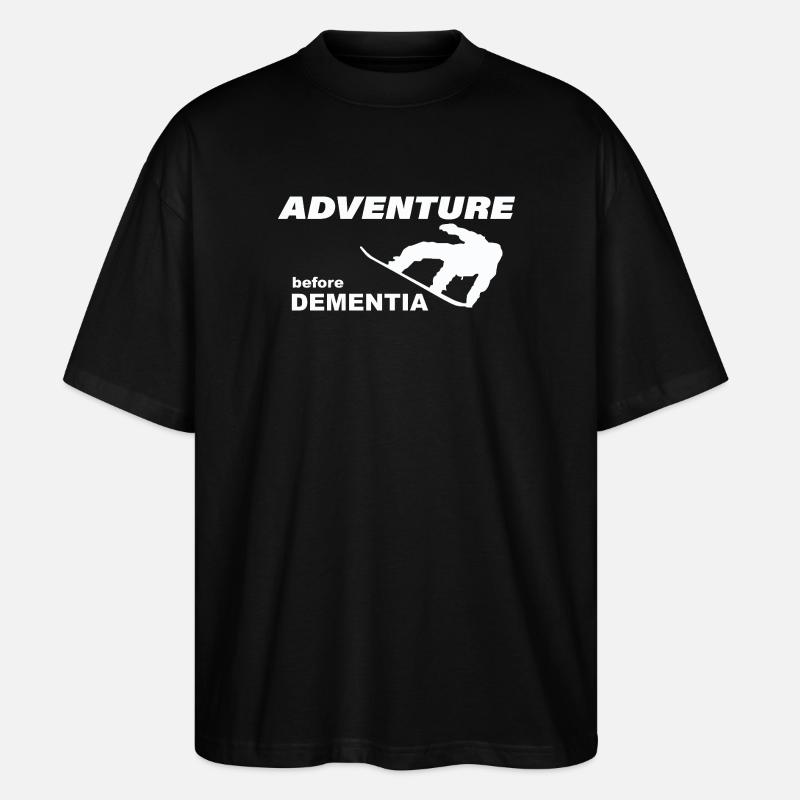 AVENTURE DE SNOWBOARD - T-shirt bio Blaster 2.0 coupe oversize Stanley/Stella Unisexe - noir