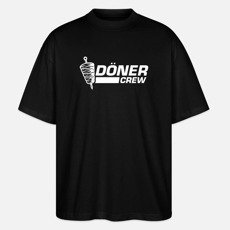 Döner Crew - Stanley/Stella Oversized Unisex Bio T-Shirt Blaster 2.0 - Schwarz
