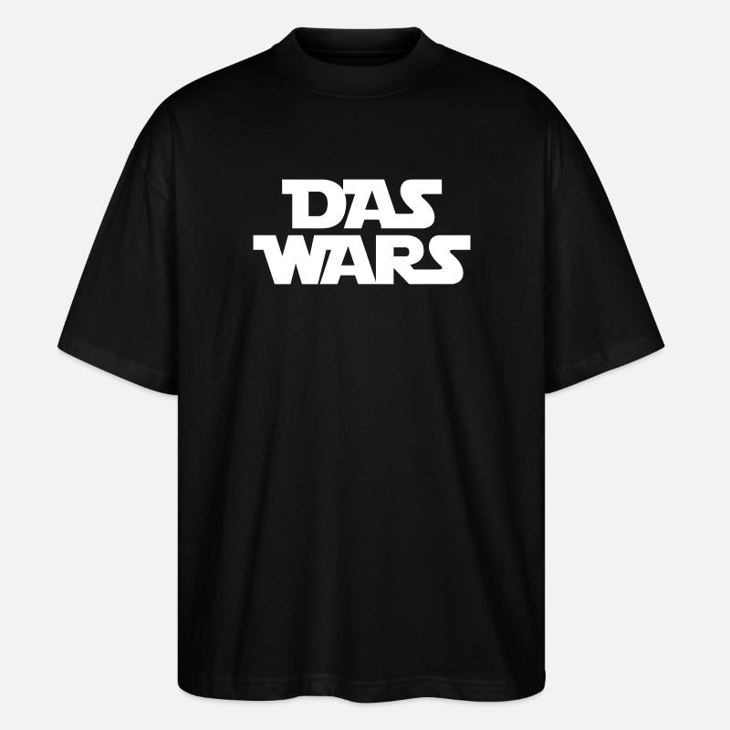 Das wars - Stanley/Stella Oversized Unisex Bio T-Shirt Blaster 2.0 - Schwarz