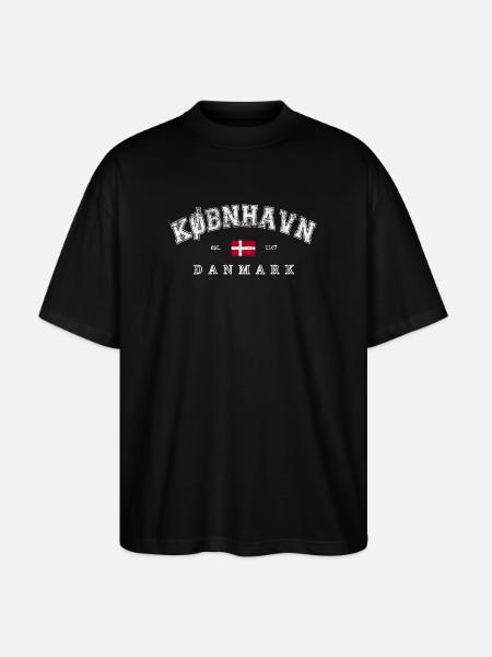 Copenhagen Denmark - Stanley/Stella Oversized Unisex Organic T-shirt Blaster 2.0 - black