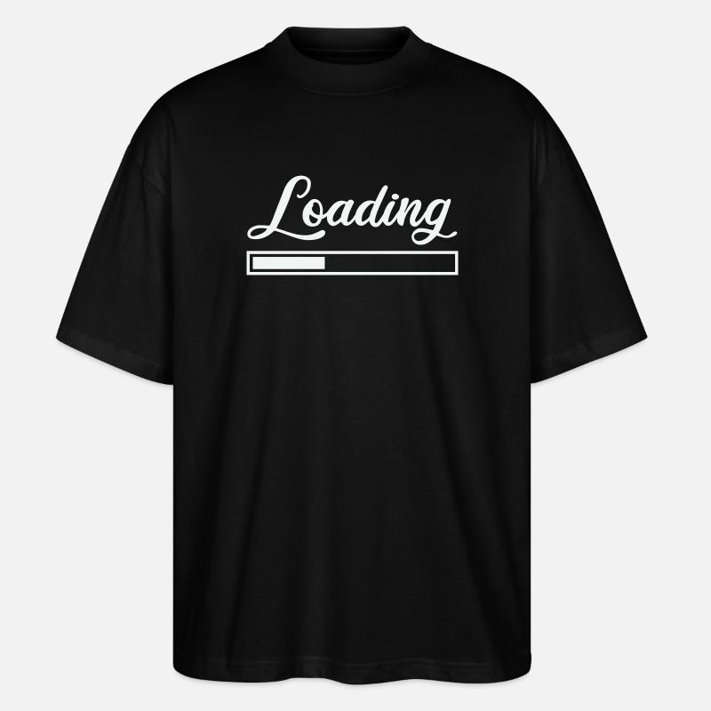 Loading - Stanley/Stella Oversized Unisex Organic T-shirt Blaster 2.0 - black