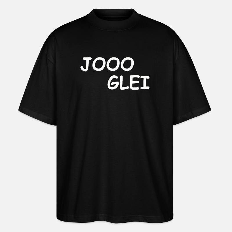 JOOO GLEI - Stanley/Stella Oversized Unisex Organic T-shirt Blaster 2.0 - black