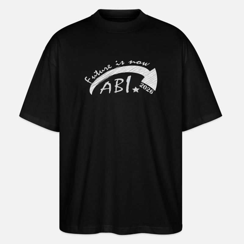 Abitur 2026 - T-shirt bio Blaster 2.0 coupe oversize Stanley/Stella Unisexe - noir