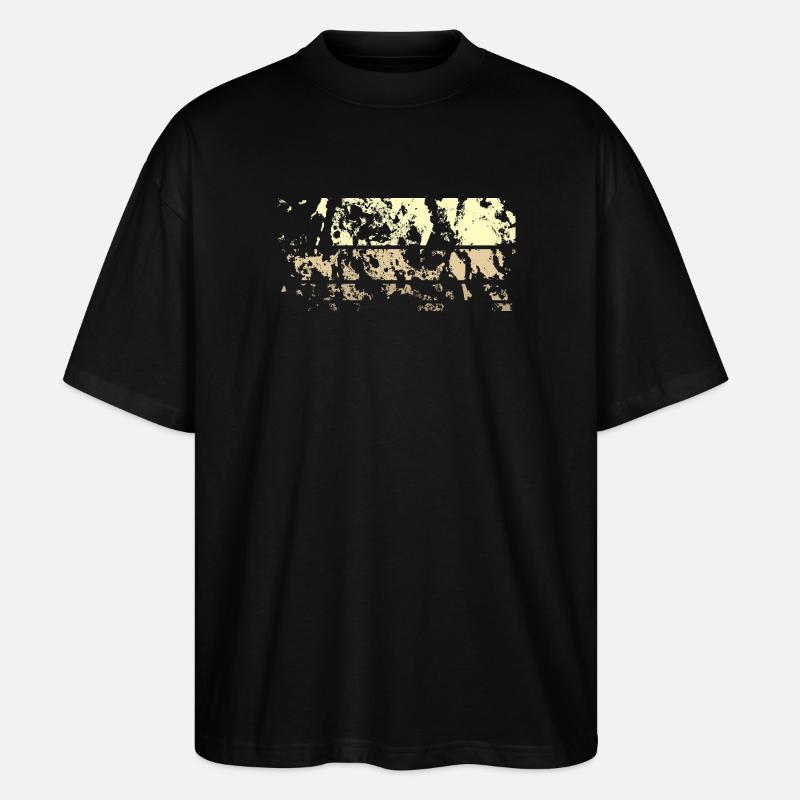 Baggrundsabstract - Stanley/Stella Oversize Unisex Øko T-shirt Blaster 2.0 - sort