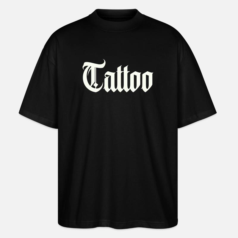 tattoo - Stanley/Stella Oversized Unisex Bio T-Shirt Blaster 2.0 - Schwarz