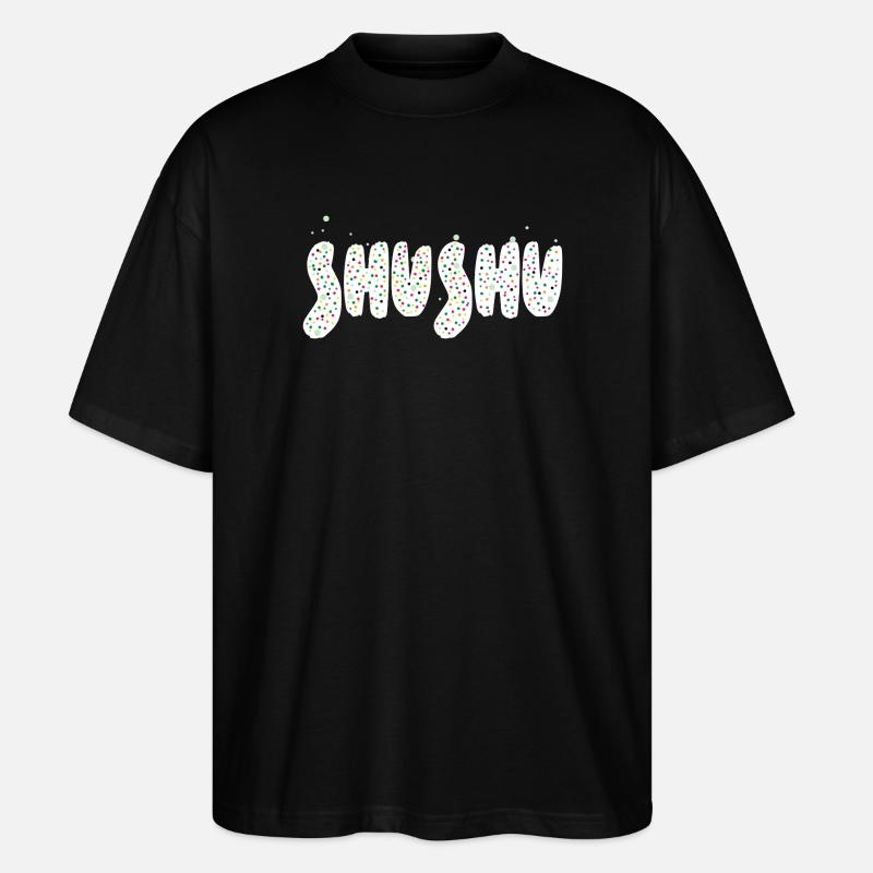 Shushu wortkunst - Stanley/Stella Oversized Unisex Bio T-Shirt Blaster 2.0 - Schwarz