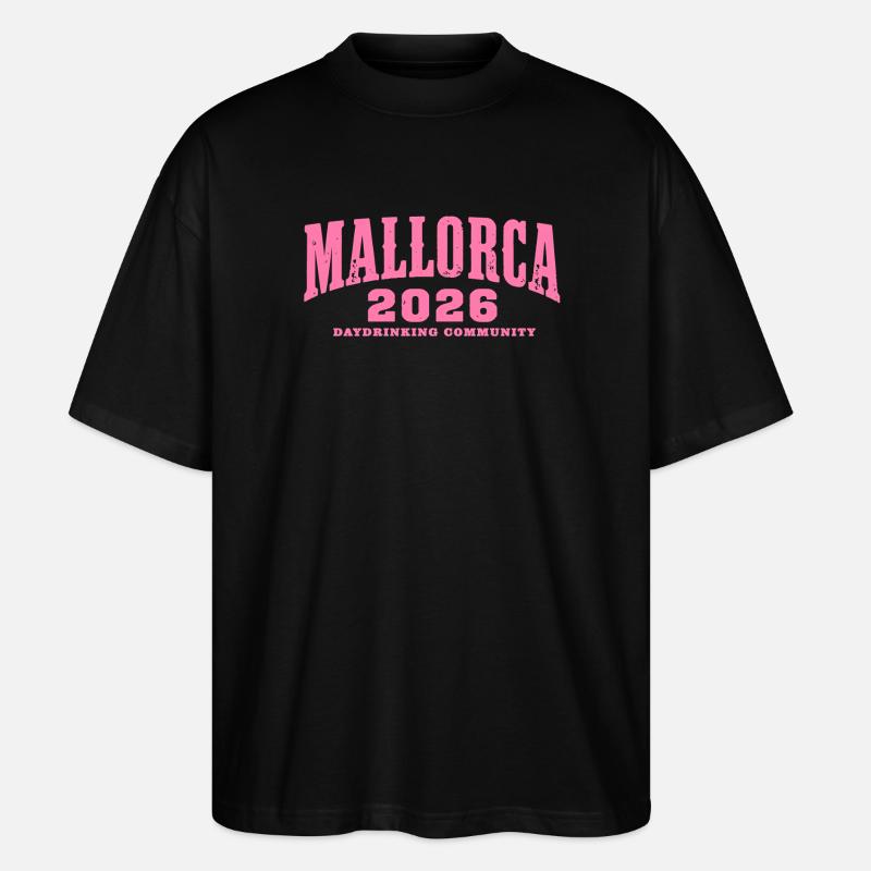 Communauté de daydrinking de Malle 2026 - T-shirt bio Blaster 2.0 coupe oversize Stanley/Stella Unisexe - noir