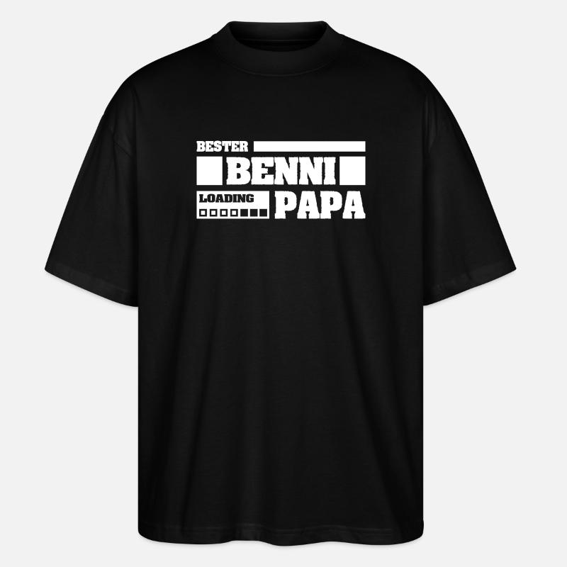 Benni - Stanley/Stella Oversized Unisex Bio T-Shirt Blaster 2.0 - Schwarz