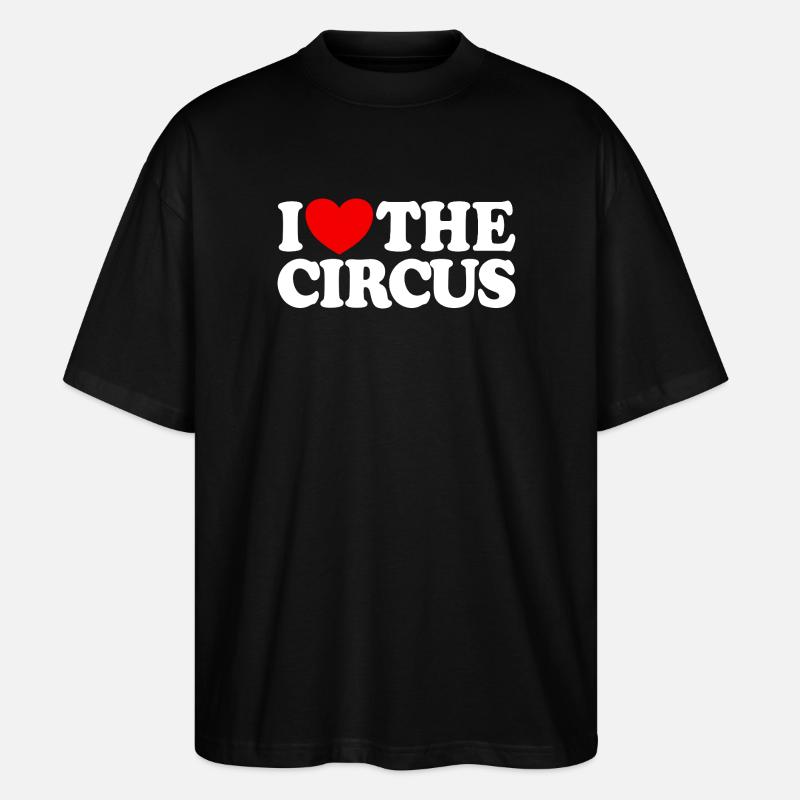 J’adore le cirque - T-shirt bio Blaster 2.0 coupe oversize Stanley/Stella Unisexe - noir