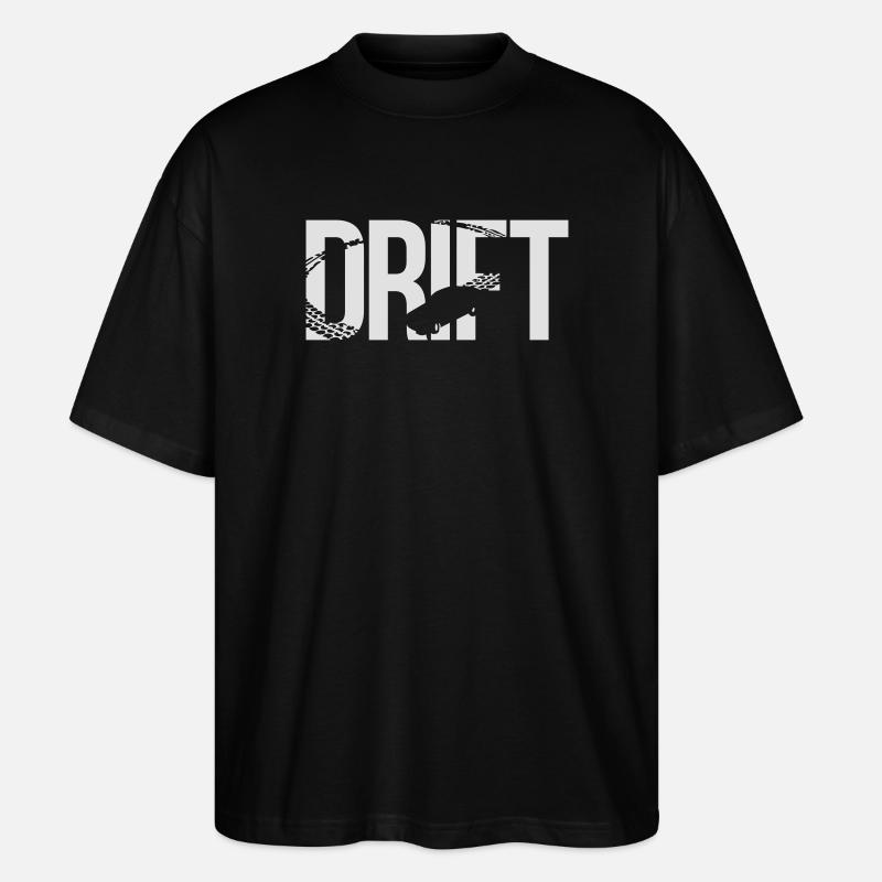 drift - Stanley/Stella Oversized Unisex Bio T-Shirt Blaster 2.0 - Schwarz