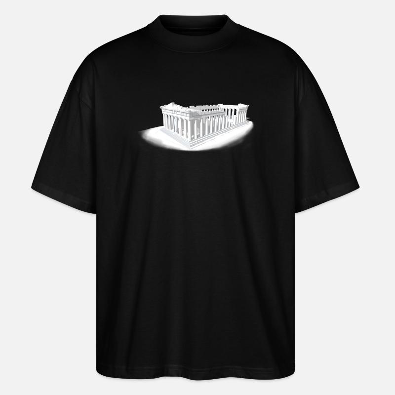 PARTHENON ATHEN - Stanley/Stella Oversized Unisex Bio T-Shirt Blaster 2.0 - Schwarz