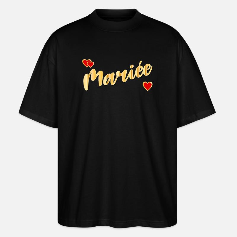 VERHEIRATETER JUNGGESELLENABSCHIED - Stanley/Stella Oversized Unisex Bio T-Shirt Blaster 2.0 - Schwarz