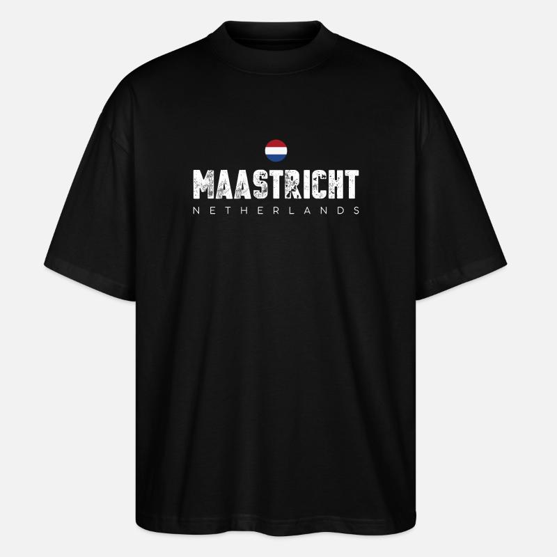 Maastricht - Stanley/Stella Oversized Unisex Bio T-Shirt Blaster 2.0 - Schwarz