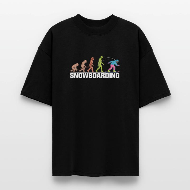 Évolution de la conception du snowboard T-shirt bio Blaster 2.0 coupe oversize Stanley/Stella Unisexe