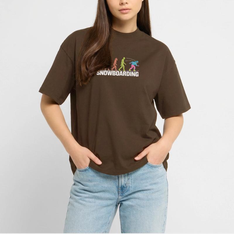 Évolution de la conception du snowboard T-shirt bio Blaster 2.0 coupe oversize Stanley/Stella Unisexe