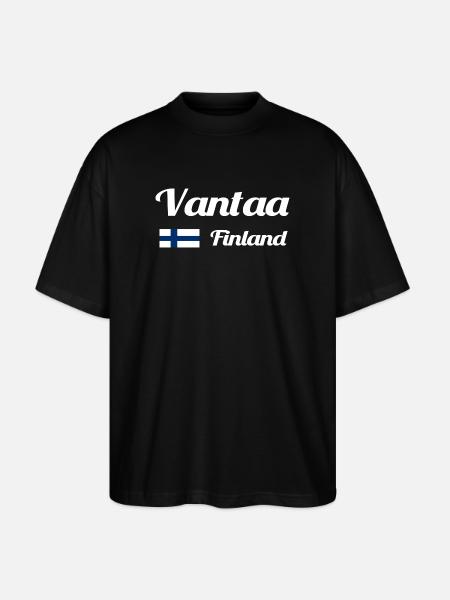 Vantaa Finlande Imprimer - T-shirt bio Blaster 2.0 coupe oversize Stanley/Stella Unisexe - noir