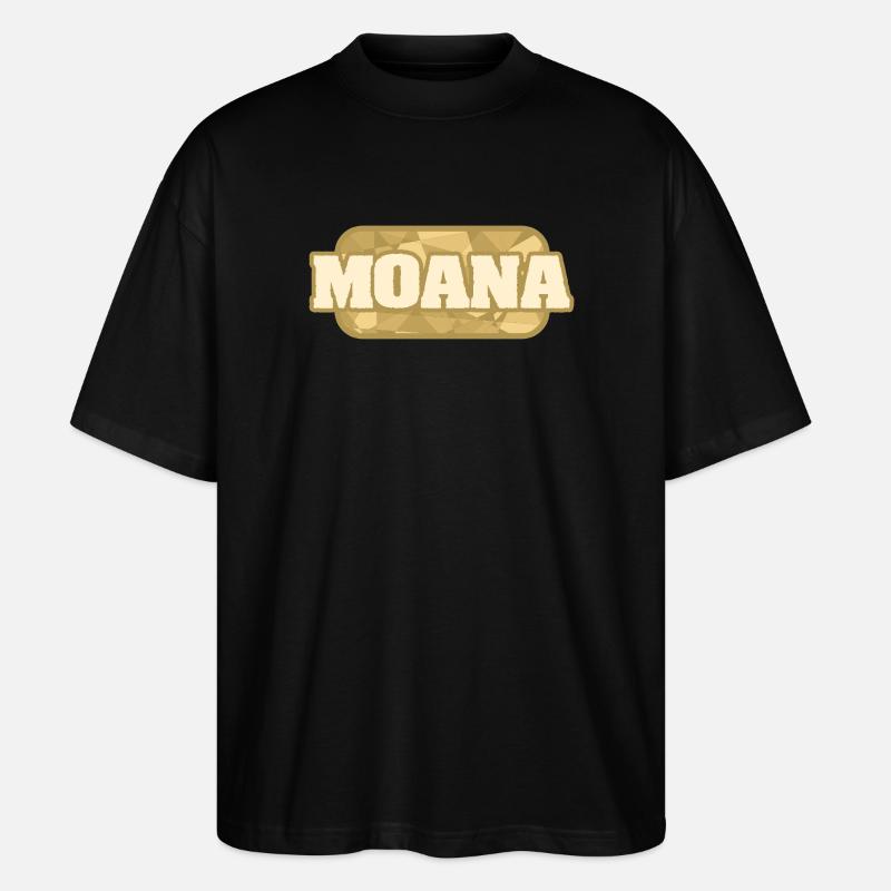 Moana als Bio - Stanley/Stella Oversized Unisex Bio T-Shirt Blaster 2.0 - Schwarz