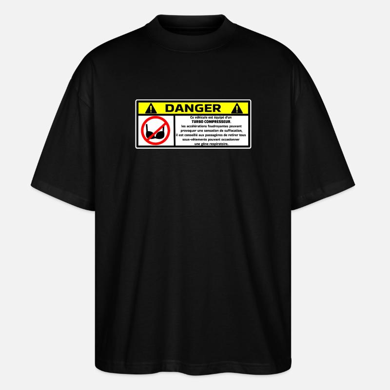 Stoßstange - Stanley/Stella Oversized Unisex Bio T-Shirt Blaster 2.0 - Schwarz