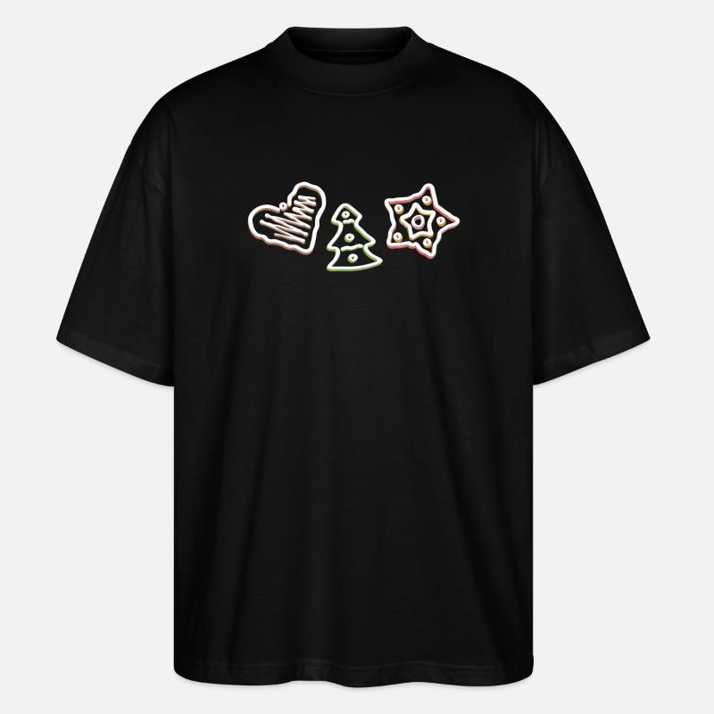 Pfefferkuchen - Stanley/Stella Oversized Unisex Bio T-Shirt Blaster 2.0 - Schwarz