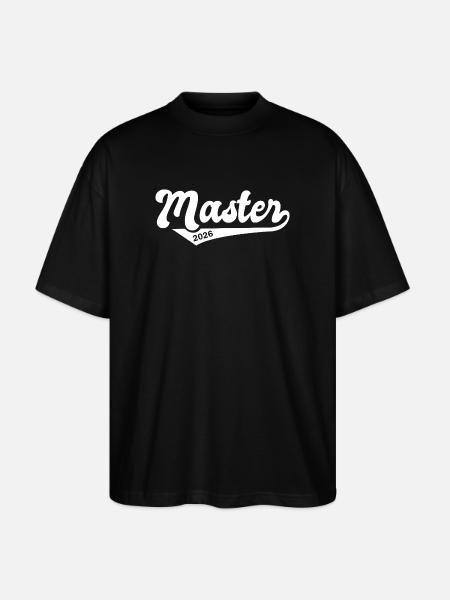Master's Degree Graduation 2026 - Stanley/Stella Oversized Unisex Organic T-shirt Blaster 2.0 - black
