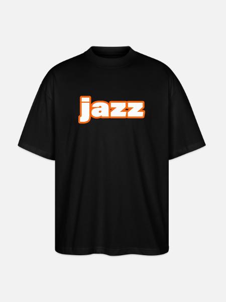 JAZZ - Stanley/Stella Oversized Unisex Organic T-shirt Blaster 2.0 - black