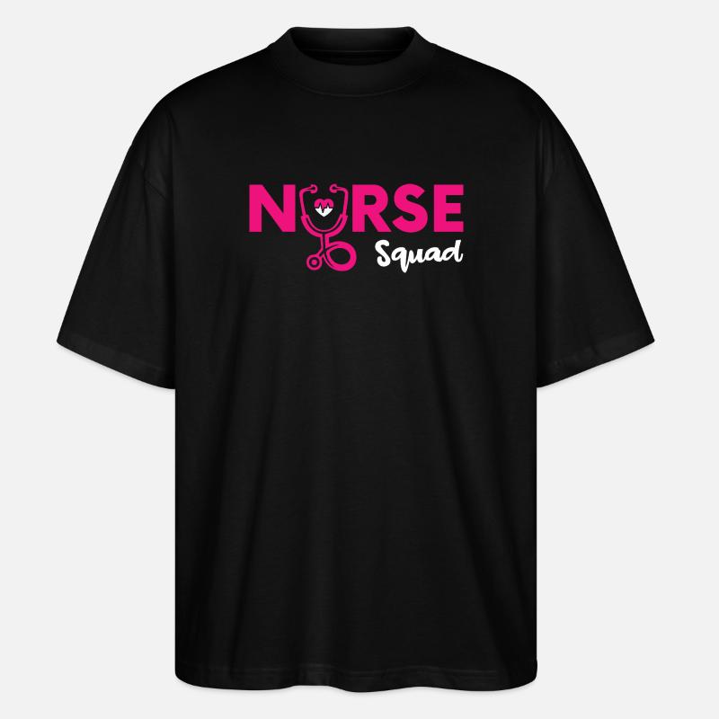 Drôle d’infirmière Cadeaux Tenues d’allaitement - T-shirt bio Blaster 2.0 coupe oversize Stanley/Stella Unisexe - noir