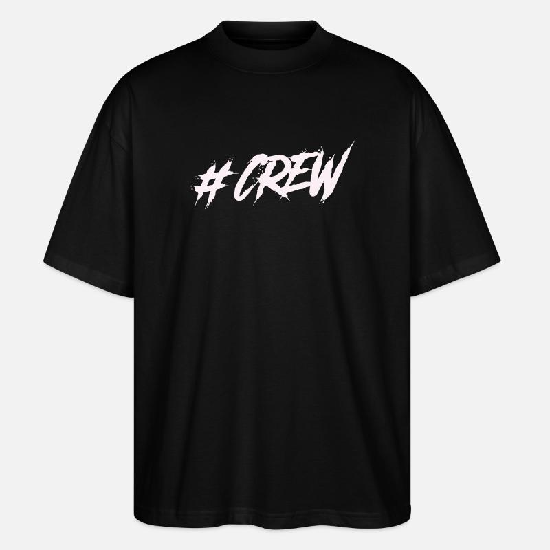 #CREW Graffiti - T-shirt bio Blaster 2.0 coupe oversize Stanley/Stella Unisexe - noir
