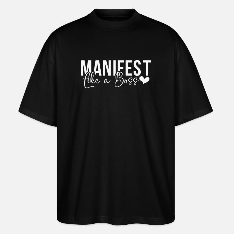 Manifestation - Stanley/Stella Oversized Unisex Bio T-Shirt Blaster 2.0 - Schwarz