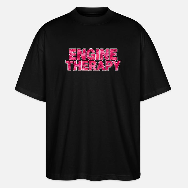 Engine Therapy Car Scene Style - Stanley/Stella Oversized Unisex Organic T-shirt Blaster 2.0 - black