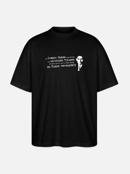Franz Kafka-Beuys Transformation | Gregor Samsa - Stanley/Stella Oversized Unisex Organic T-shirt Blaster 2.0 - black