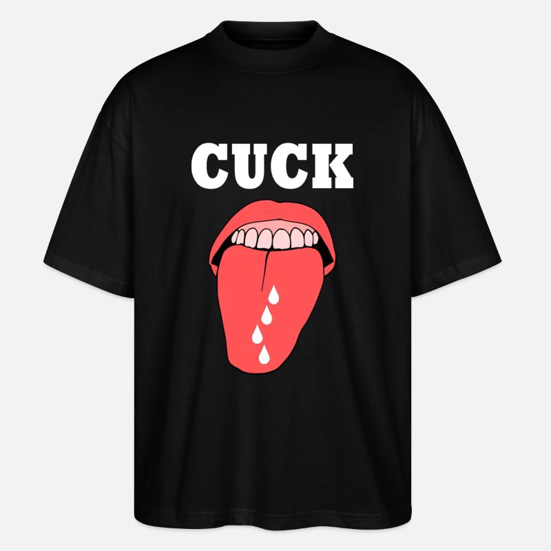 cuckold cuck - T-shirt bio Blaster 2.0 coupe oversize Stanley/Stella Unisexe - noir