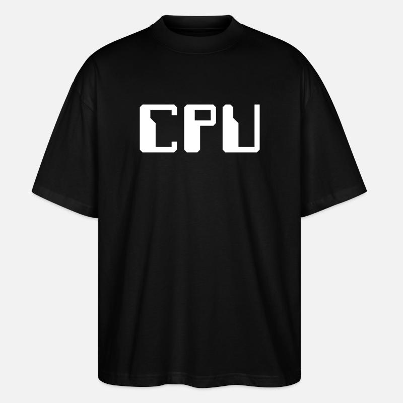 CPU - T-shirt bio Blaster 2.0 coupe oversize Stanley/Stella Unisexe - noir