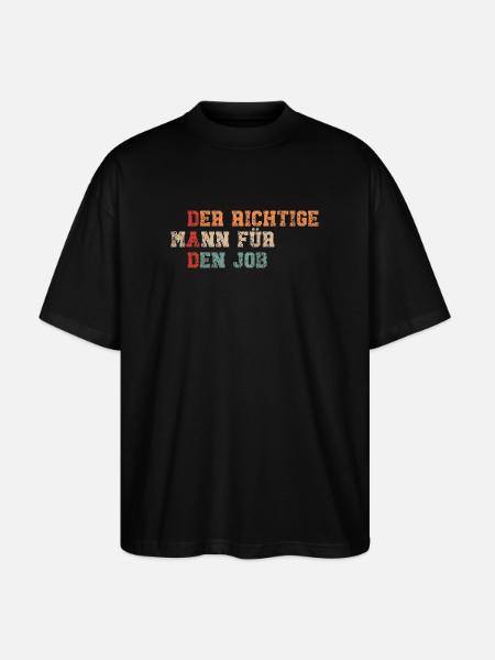 Dad - lustiger Spruch - Stanley/Stella Oversized Unisex Bio T-Shirt Blaster 2.0 - Schwarz