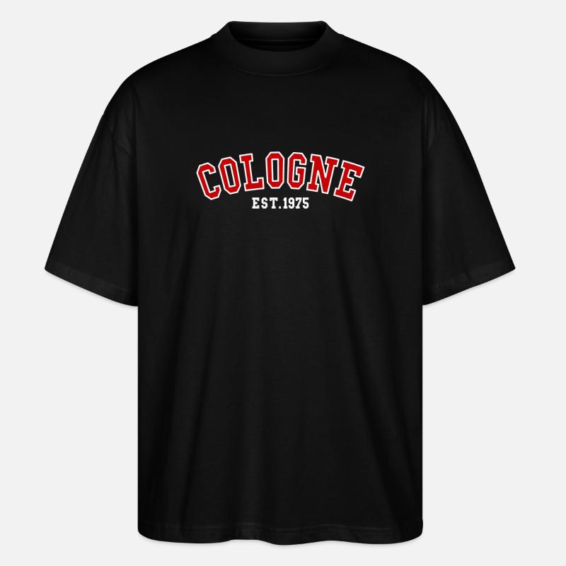 Cologne Est.1975 - T-shirt bio Blaster 2.0 coupe oversize Stanley/Stella Unisexe - noir