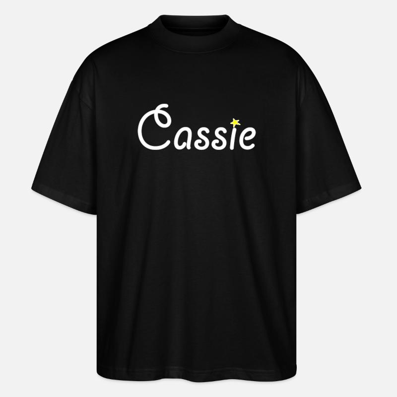 Cassie - Stanley/Stella Oversized Unisex Bio T-Shirt Blaster 2.0 - Schwarz