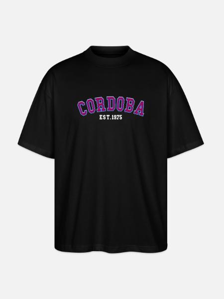 Cordoba Est 1975 - Stanley/Stella Oversized Unisex Organic T-shirt Blaster 2.0 - black