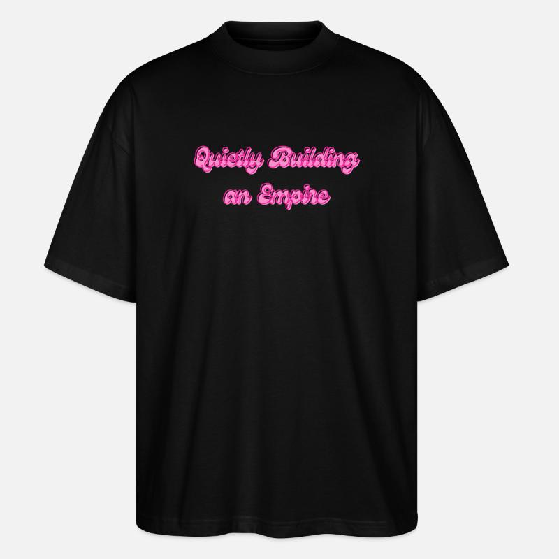 Construire discrètement un empire - T-shirt bio Blaster 2.0 coupe oversize Stanley/Stella Unisexe - noir