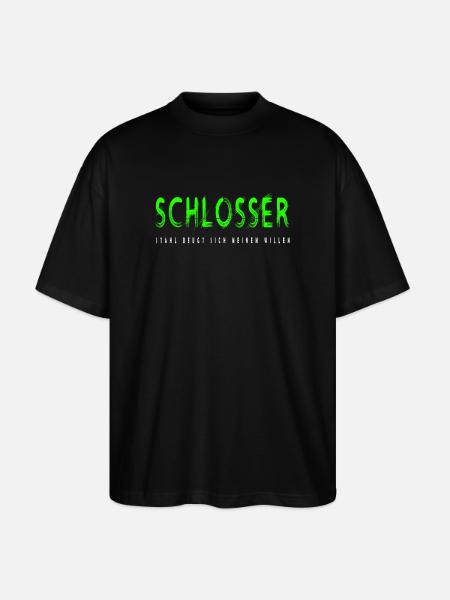 Schlosser Handwerker Design - Stanley/Stella Oversized Unisex Bio T-Shirt Blaster 2.0 - Schwarz