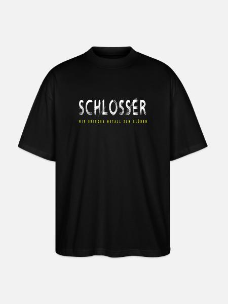 Schlosser Handwerker Design - Stanley/Stella Oversized Unisex Bio T-Shirt Blaster 2.0 - Schwarz