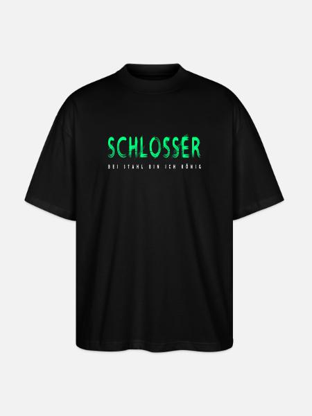 Schlosser Handwerker Design - Stanley/Stella Oversized Unisex Bio T-Shirt Blaster 2.0 - Schwarz