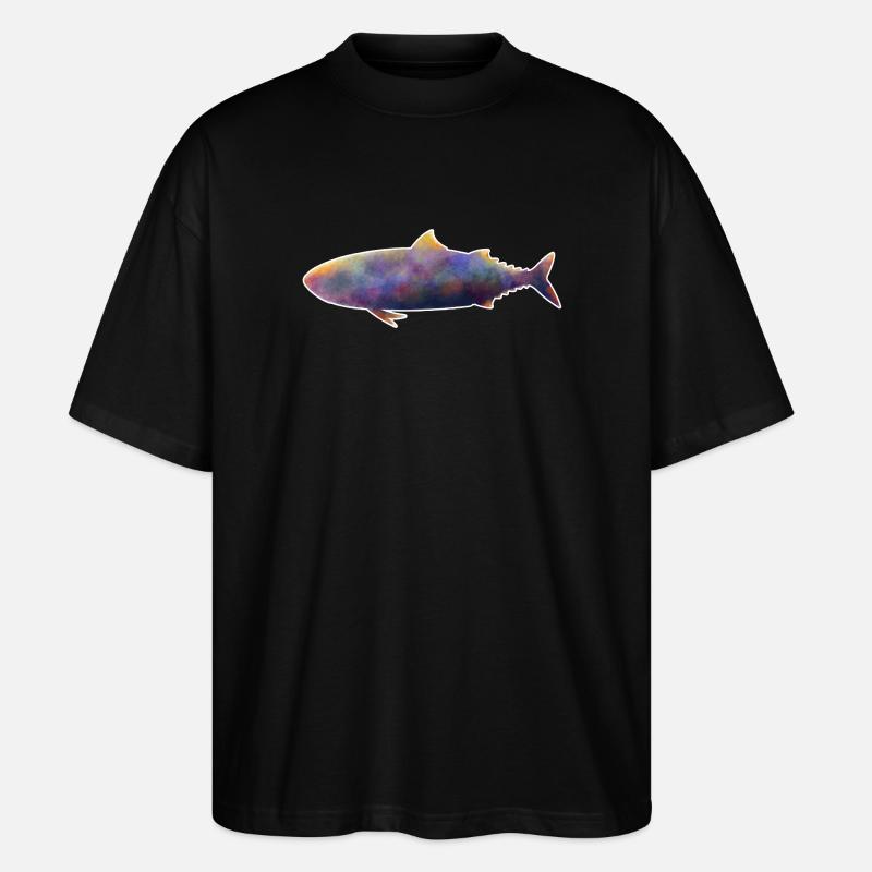 Mackerel.1 - Stanley/Stella Oversized Unisex Organic T-shirt Blaster 2.0 - black