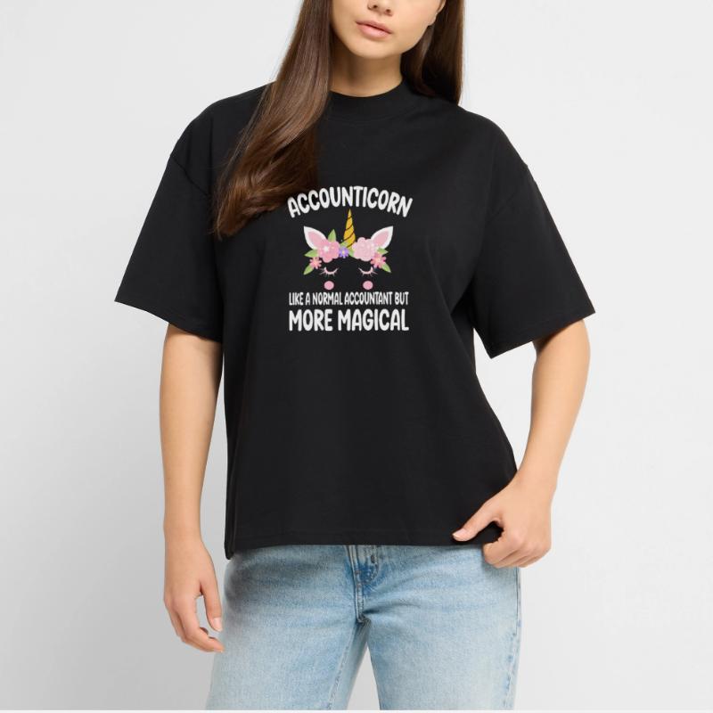 Comptabilité Comptable comme un comptable normal T-shirt bio Blaster 2.0 coupe oversize Stanley/Stella Unisexe