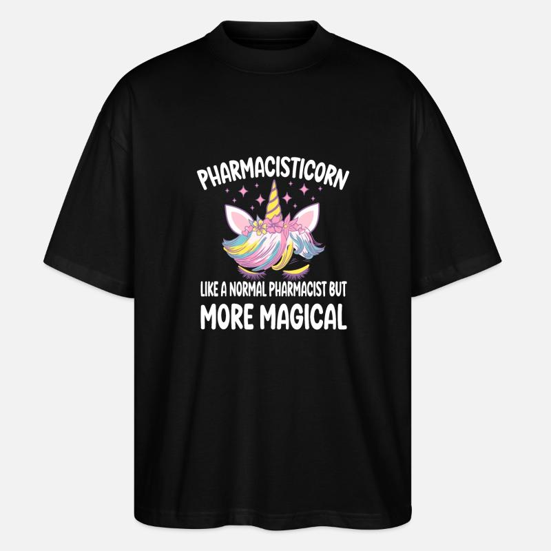 Pharmacien comme un cadeau pharmaceutique normal - T-shirt bio Blaster 2.0 coupe oversize Stanley/Stella Unisexe - noir