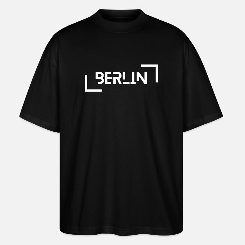 Berlin - Stanley/Stella Oversized Unisex Bio T-Shirt Blaster 2.0 - Schwarz